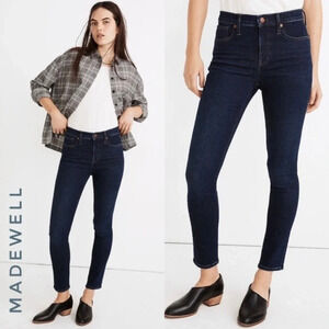 Madewell 9" Mid-Rise Skinny‎ Jeans in Orland Wash Tencel Denim Edition Size 25